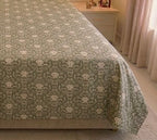 Grey Simple King-Bedsheet Set