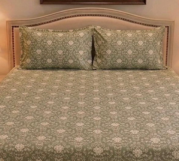 Grey Simple King-Bedsheet Set