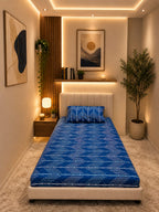 Single Fitted Sheet-Blue Stripes