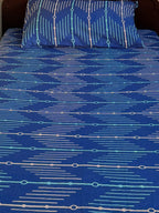 Single Fitted Sheet-Blue Stripes
