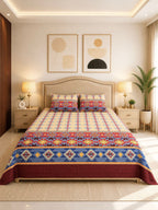 Line & Hue Simple King-Bedsheet Set