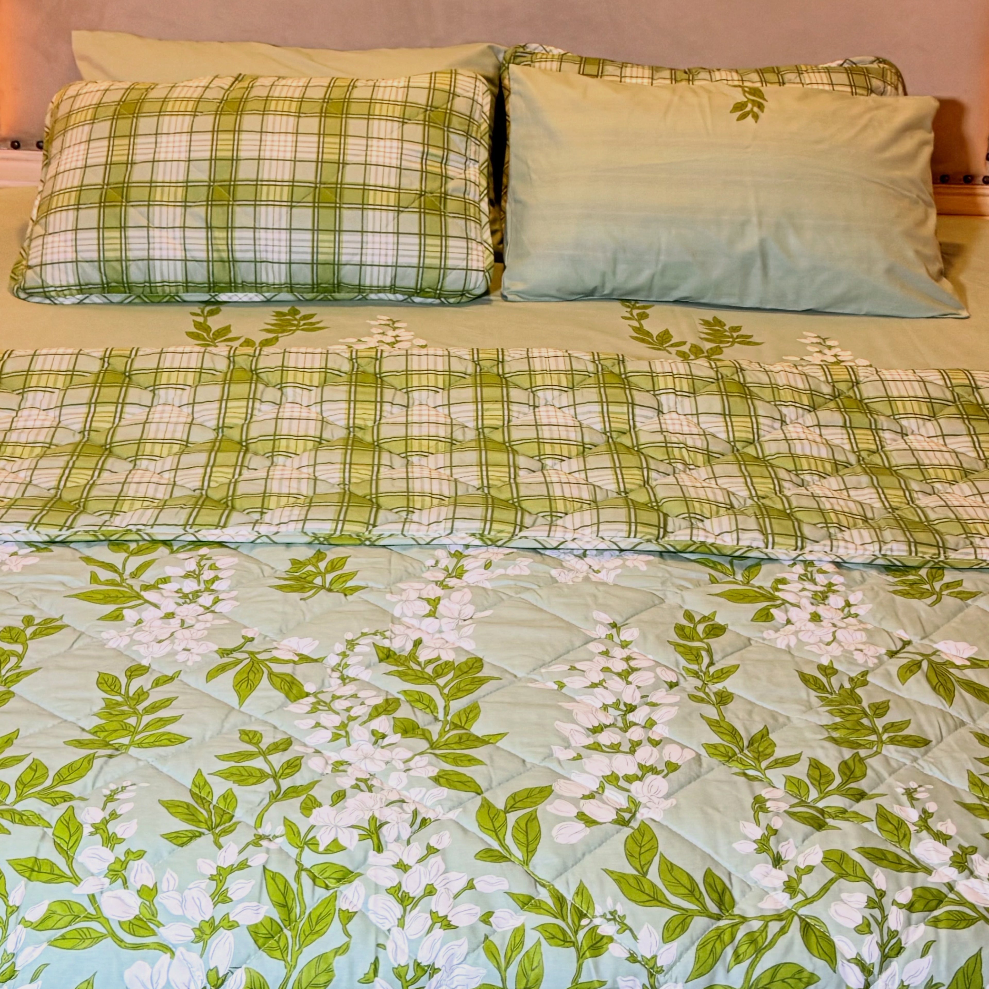 Minted Bloom-6 Piece Comforter Set