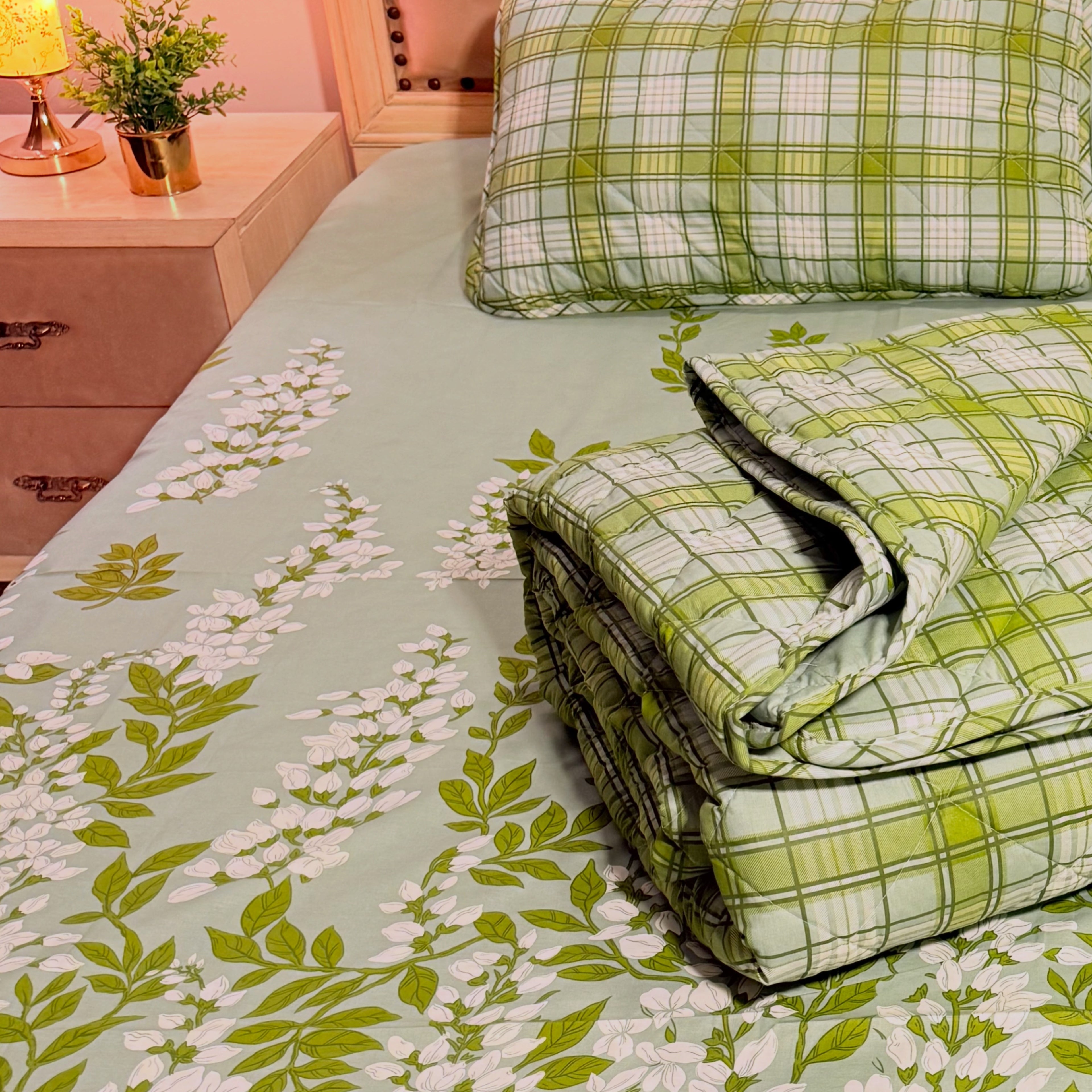 Minted Bloom-6 Piece Comforter Set