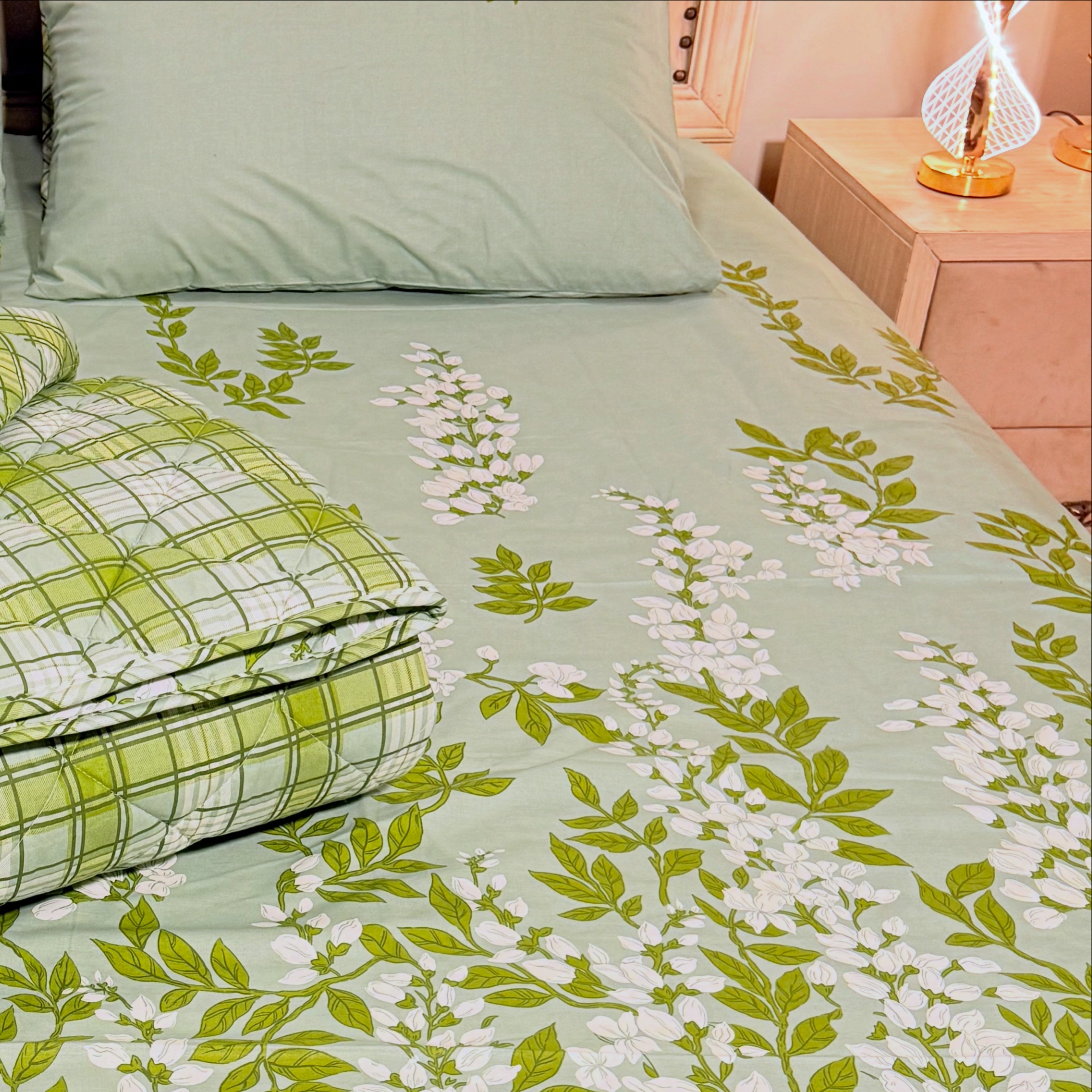 Minted Bloom-6 Piece Comforter Set