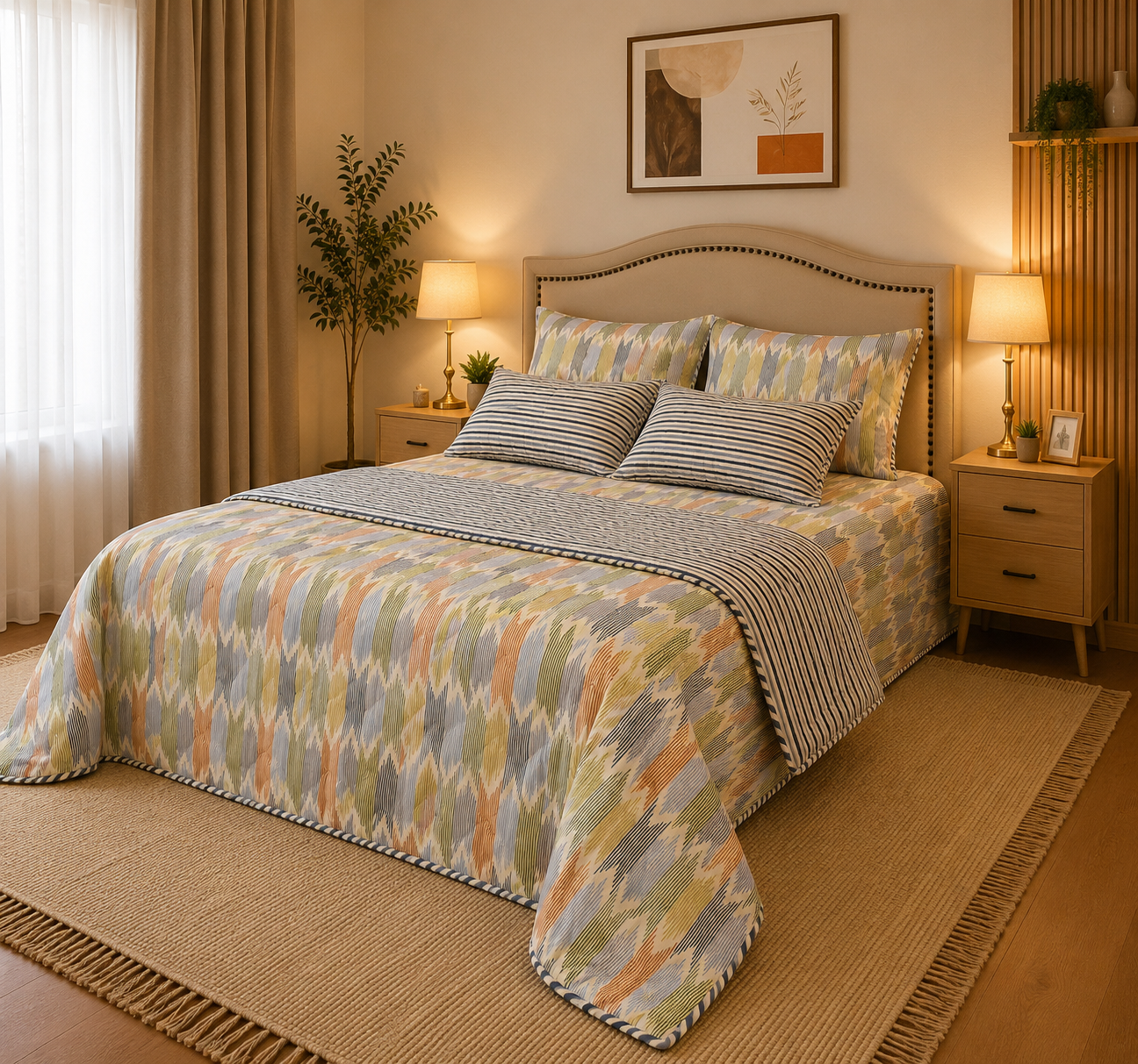 Vivid Weave - 6 Piece Comforter Set