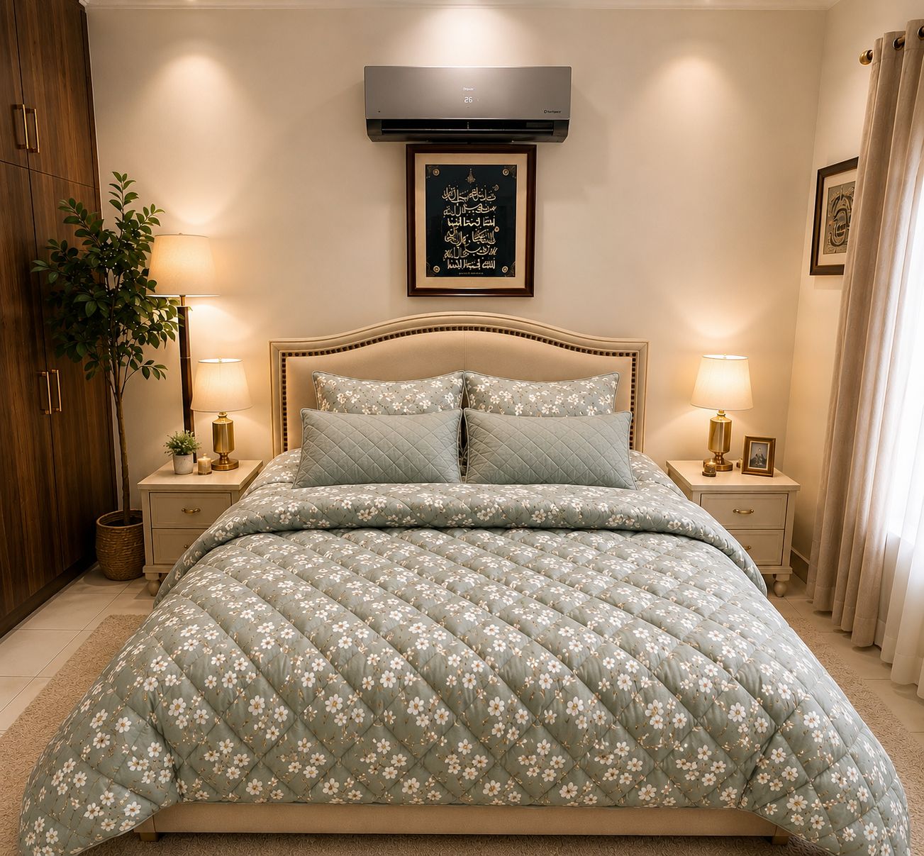 Floral Bouquet - 6 Piece Comforter Set